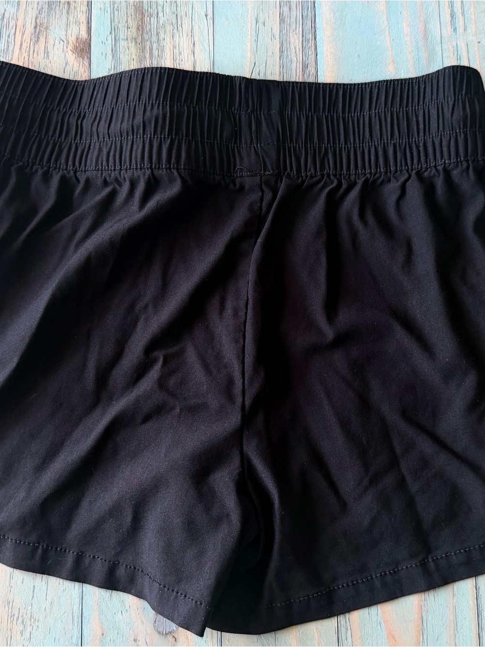 Avalanche Black Women's Athletic Shorts with Elastic Waist